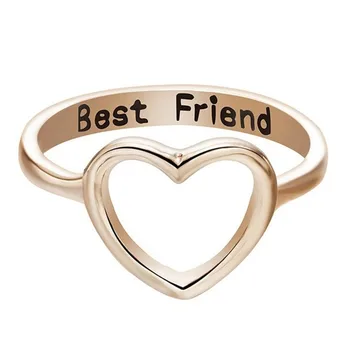 Делисия King Najbolji prijatelji dobar prijatelj šuplje srdačan prsten