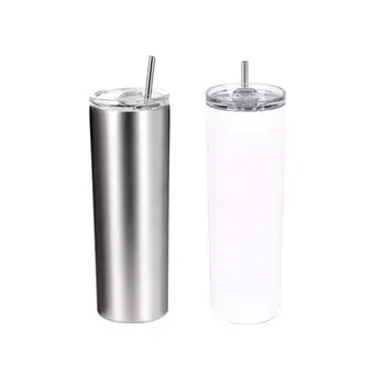 Čašu za vodu 20 unci Održivi Dvostruka Od nehrđajućeg čelika s izolacijom od nehrđajućeg čelika sa slamom za dom