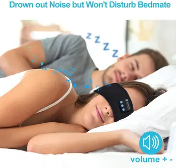 Xiaomi Bluetooth Slušalice za spavanje Sportski povez za glavu Tanka Mekana elastična Udoban Bežični Glazbeni Slušalice Maska za oči Za Spavanje