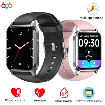 NK15 Pametnih satova Za žene i Za muškarce Srčani Ritam Test krvnog tlaka 1,72 cm Višedodirni zaslon Sportske Pametni sat za iPhone IOS i Android