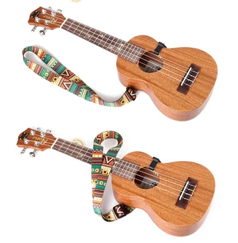 Remen za Ukulele u etničkom stil Hrapav Podesivim Vezicama za tiskanih vrpce na Havajski bas-gitaru Remen Remen Pribor za akustičnu gitaru