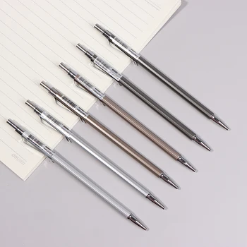 3 kom./compl. Jednostavna tekstura metala Mehanička olovka 0,5 mm 0,7 mm Olovka za crtanje Plastični Materijal Uredski materijal