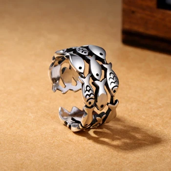XIYANIKE Posrebreni Riblje prsten za žene Čije zaručnički prsten Modni nakit od srebra za djevojčice Poklon Novi VRS2403