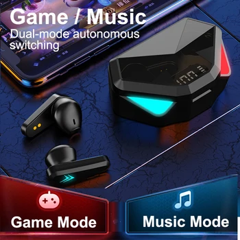 Gaming Slušalice X15S Bežične Slušalice 5,0 TWS Slušalice Stereo Fone Bluetooth Handsfree Slušalice s Mikrofonom za Mobilne telefone
