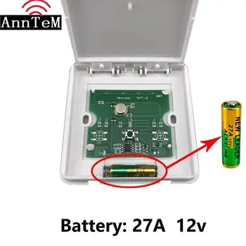 Bežični prekidač za daljinsko upravljanje Mini-mali 433 Mhz rf predajnik prijemnik 3,7 5 6 9 12 Shema napajanja baterije mikrokontrolera