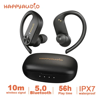 HAPPYAUDIO S1 Slušalice TWS Bluetooth Slušalice 5.0 Uho Kuke Sportski Bežične Slušalice Sa Kontrolom Glasnoće Mikrofona IPX7 Vodootporan