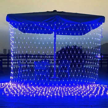 1.5x1.5 M 3x2 M 6x4 M LED Grid Grid Vila Gudački Svjetlo Zavjese Prozora Božićna Vila je Svjetlo Vjenčanje college Godišnjeg odmora Гирлянда Svjetlo