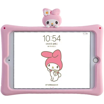 Sanrioed Kawaii Mymelody iPad Zaštitna navlaka Mini345 Crtić Stalak Mekana Ljuska Air12 Pogodan za 9,7-inčni Pro Silikona 10,2