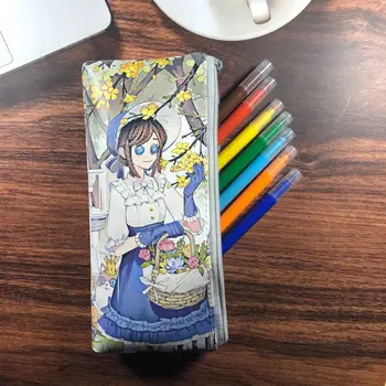 Identitet V Torbe za olovke Crtani Anime Pakiranje Emma Woods Eli Clark Jack Igra Torba Za olovke Studentski Uredski Školski pribor