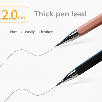 Novi mehanička olovka 2.0 HB lijepe bojice za slatkiša za djecu s grubim сердцевиной ne izrežu