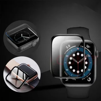 3D Vodootporan Full screen Protector za Apple Watch 7 6 SE 5 4 45 mm 41 mm 40 mm 44 mm Ne Kaljeno staklo za iwatch 3 2 1 38 mm 42 mm