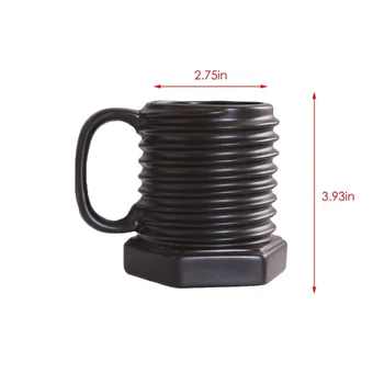 Spiralni oblik Keramičke Kava mugs Porculan poklon šolja za doručak Šalica za mlijeko i vodu za kućni ured Božićni kup za Muškarce i žene