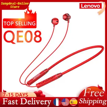 Slušalice Lenovo QE08 Dinamičan Vratne Remen Bluetooth Kompatibilne Slušalice s produženim vremenom trajanja baterije 5,0 Novi Update HIFI Stereo Slušalice