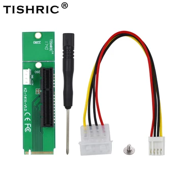 1-10 kom. Adapter TISHRIC NGFF M. 2 NGFF Za PCI-e 4x Riser Card kartice PCI Express M2 Ključ M Za PCIe X4 Pretvarač Za GPU Майнинг Биткоинов
