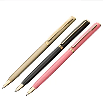Jednostavna metalna kemijska olovka kreativno promotivni poklon ručka luksuzni uredski olovke za potpis školskog pribora