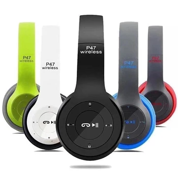 P47 Sklopivi Bežične Bluetooth Slušalice 5,0 Slušalice Višenamjenski Glavobolja, telefon, HIFI Audio Stereo Slušalice za IOS, Android