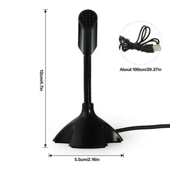 Mini-Mikrofon Za Računalo Novi Prijenosni Studijski Govorni Mini USB-USB Mikrofon Profesionalni Gaming Kondenzatorski Mikrofon