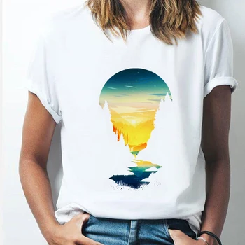 Ženska t-shirt Ocean Sea Turtle s po cijeloj površini Негабаритная t-shirt Ženska moda Harajuku Majice kratkih rukava Popularan dizajn Majice t-Shirt
