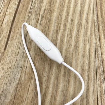 3,5 MM Slušalice Xiaomi Crna 1,25 m Umetke Klip Slušalice Nova Verzija Mi Note 10 A3 Lite Redmi Note 10 9 S 8 8T 7 9A Bijela