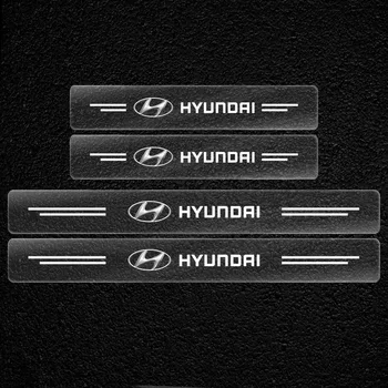 4kom Auto Prozirna Zaštitna Folija Graničnog Praga Za Hyundai i10 Elantra Getz Sonata XG Terracan Tucson Coupe Trajet Matrica