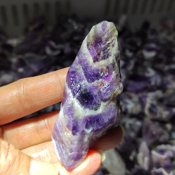 6pcs Ametist purpurea snove DIY nakit, prirodni neobrađeni kamen, nepravilnog energetski zdrav kamen, uzorak minerala za uređenje doma