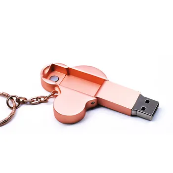 Metalni USB flash drive sa zlatnim / srebrnim perom 4 GB 8 GB 16 GB, 32 GB i 64 GB flash drive USB - memorijski štapić u disk