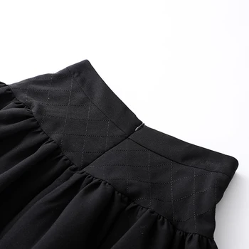 XIZIHUPAN Temperament Patchwork Cvjetni lanac mini-suknja za žene s visokim strukom Presavijeni nabrane suknje s obojene blokove Ženska odjeća 2021