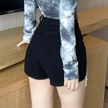 Ženska moda 2022 Ljeto Nova Moda Ukrašena dijamantima Kićankama Nakit s visokim strukom Tanke Vruće Kratke hlače Traper Korejski Seksi Vruće F8VJ
