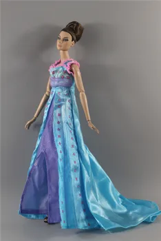 Haljina u Palači stilu Etnički Drevni Odijelo večernja haljina Odjeća Odjeća Odjeća Za 1/6 BJD Xinyi Barbie FR ST Lutka Poklon za Božić