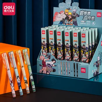 Ručka Deli 2 kom. Kawai Naruto Olovke za djecu Poklon Japanske Celina Anime Slijepa kutija Nagradu za djecu Celina Cool ručka za роллербол