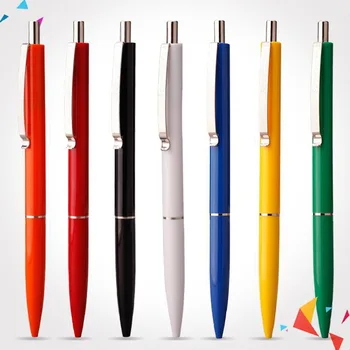 Uredski Hotel napiši ŠKOLSKA ručka Press Srebrna olovka za pisanje Kemijska olovka