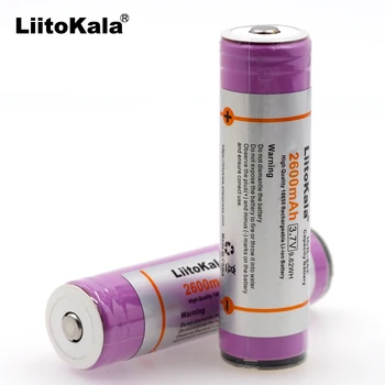 4 kom. Liitokala originalna zaštićena baterija 18650 3,7 2600 mah icr18650-26fm industrijska baterija
