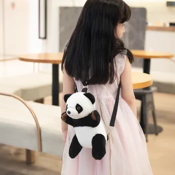 Дропшиппинг Crtani Životinje Panda Torba od samta Lutka Pliš Igračke Dječji Ruksak za Djevojčice i Djecu