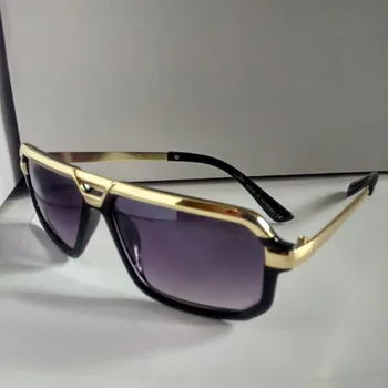 Trendy sunčane naočale za muškarce i žene Marke naočale luksuzne metalik trg sunčane naočale C4028