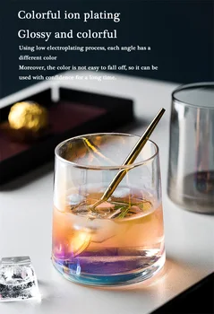 Термостойкое prozirnog stakla Europski pokrivenost ins čašu za vino hotel kreativno šalica za ispiranje usta kreativni čašu za viski