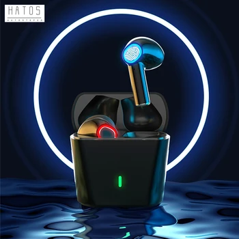 Gaming slušalice TWS Vodootporne Slušalice IPX6 Bluetooth 5,0 Slušalice su Bežične Slušalice Sportske Slušalice Hi-Fi zaslon osjetljiv na Dodir za upravljanje