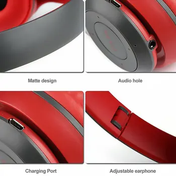 Bežične Slušalice Bluetooth kompatibilne Slušalice su Bežične Višenamjenske Stereo S Jakim Bas Nad Glavom Sportske Igre Slušalice