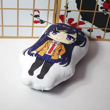 Anime Lupež Ne sanja o Djevojci-кролике Cosplay Cosplay Sakurajima Svibnja Figurica Lutka Jastuk 40*28 cm za poklon