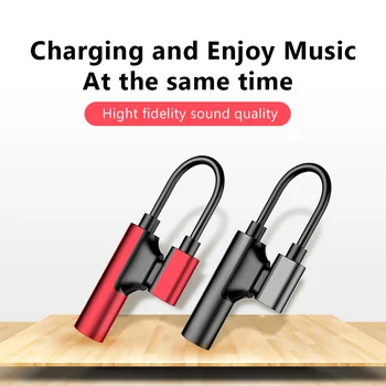 !Adapter ACCEZZ AUX Za Apple iphone X 8 7 Plus XS MAX XR Brzo Punjenje Slušanje 3,5 mm Priključak Za slušalice, Kabel-razdjelnik