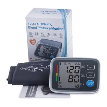 U80EH Potpuno Automatski Digitalni Monitor Krvnog Tlaka na Podlaktici LCD Zaslon i Prirubnica Za Zdravstveno Mjerenje PAKAO i Pulsni Monitori