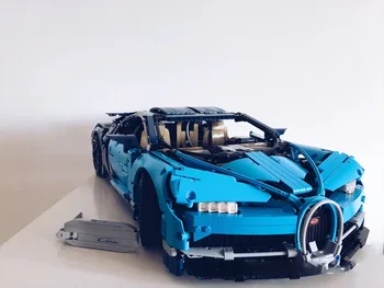 4031 kom. Super Trkaći automobil Bugattied Hiron 1:8 Model Statičke Gradivni blokovi Skup Cigle Dječje Igračke za Djecu Dječak Božićni poklon