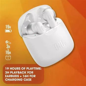 JBL TUNE220TWS Bežične Slušalice Bluetooth Slušalice T220 TWS Slušalice Басовый Zvuk Slušalice Slušalice Torbica Za Bežično Punjenje