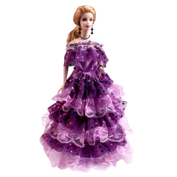 Nova Lutkarska odijevanje Haljina Haljina Za djevojčice, Dječje Casual Odjeća Odjeća Ručne izrade Suknja Pribor za Odjeću za Barbie Lutke DIY Dječje igračke