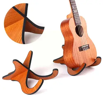 Mali Drveni Držač Za Gitaru Sklopivi Prijenosni Ukulele Violina Vertikalni Stalak Za Gitaru Vrstu Prikaza Satna Drveni Stalak Tipkovnica L1q2