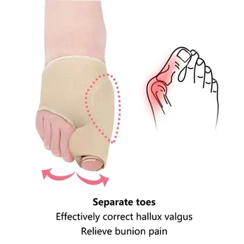 Delim prsti Zaštitna Sredstva za noge Korekcija valgus je deformacija Palca Stopala Ortopedske Ortopedske Čarape za pedikuru Alat za njegu stopala