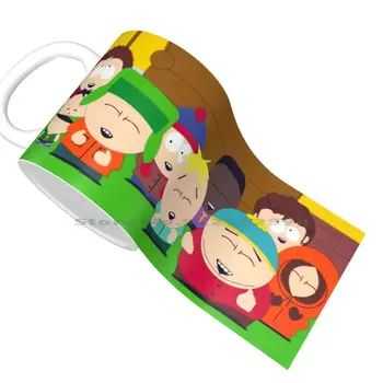 - Kenny , Cartman , Kyle , Stan , Ego , Žeton Keramičke Šalice i Šalice za Kavu Šolja za Čaj s mlijekom Kenny Park South Kyle, Cartman Crtani film
