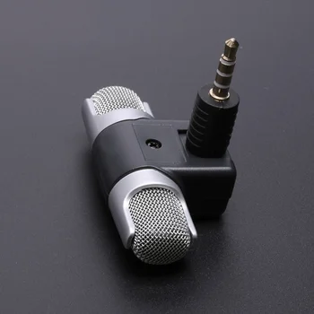 1pc Mini 3,5 mm priključak Za Mikrofon, Priključak za Stereo Mikrofon Za Snimanje Mobilni Telefon Studijski Mikrofon Za Intervju