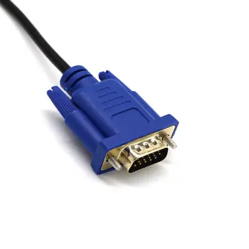 HDMI na VGA HD Pretvarač Kabel, Audio Kabel D-SUB Muški grafičku karticu Kabel Kabel za HDTV RAČUNALA Računalni Monitor Za PC, Laptop TV