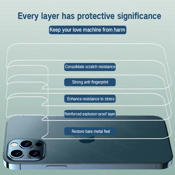 Stražnji Kaljeno Staklo za iPhone 12 11 Pro Max XS Max XR X Zaštitno Staklo za ekran za iPhone 7 8 6 6 S 12 Pro SE 2020 12 Mini-Staklo