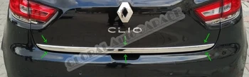 Za Renault Clio 4 Krom Završiti prtljažnika, stražnja vrata 2012 2013 2016 2017 2018 Auto-stil Автоаксессуар Auto Dekoracija automobila
